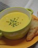 Тосканский суп из белой фасоли с гренками