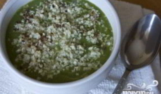 вегетарианский суп из брокколи