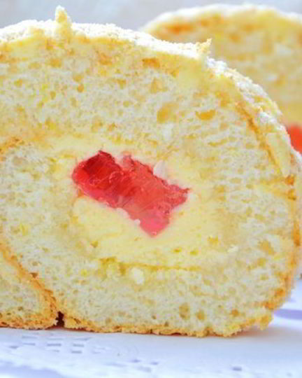 Рецепт ангельского рулета