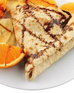 Апельсиново-шоколадные блины