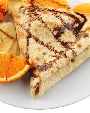 Апельсиново-шоколадные блины