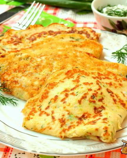 Рецепт блинчиков из кабачков
