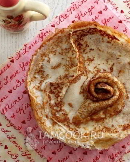 Рецепт блинчиков на крахмале