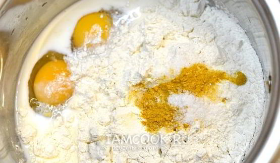 блинчики на молоке с фаршем