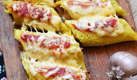 блинчики на молоке с фаршем