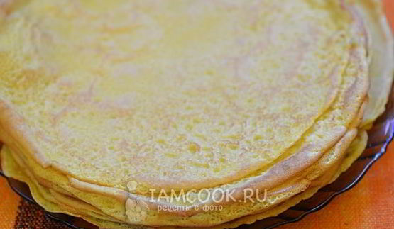 блинчики на молоке с фаршем