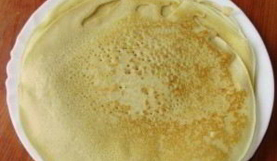 блинчики на воде без яиц