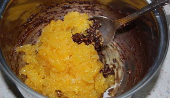 блинчики с апельсиново-ореховой начинкой