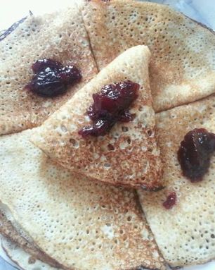 Блинчики с дырочками на кефире и воде