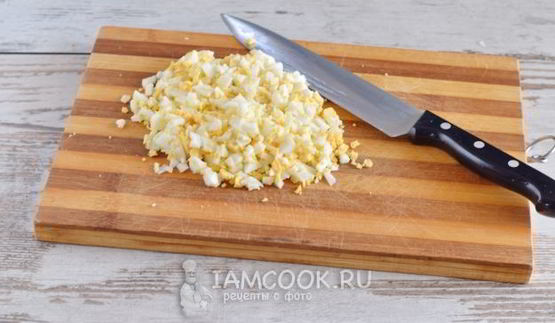 блинчики с грибами и яйцом