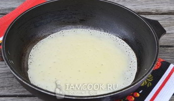 блинчики с клубникой