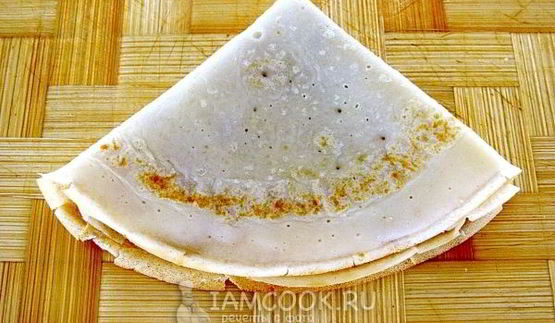 блинчики с корицей и сахаром