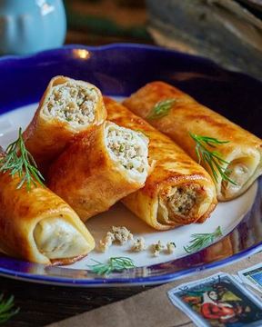 Блинчики с мясом