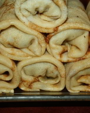 Блинчики с начинкой из говядины и легкого