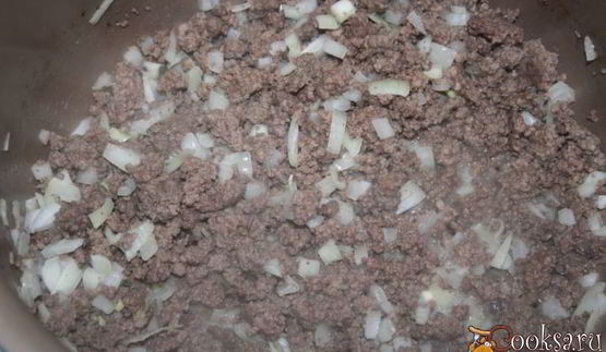 блинчики с начинкой из говядины и легкого