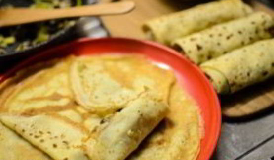 блинчики с овощной начинкой