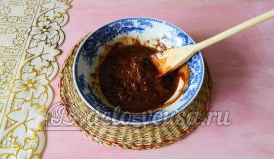 блинчики с шоколадом