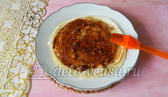 блинчики с шоколадом