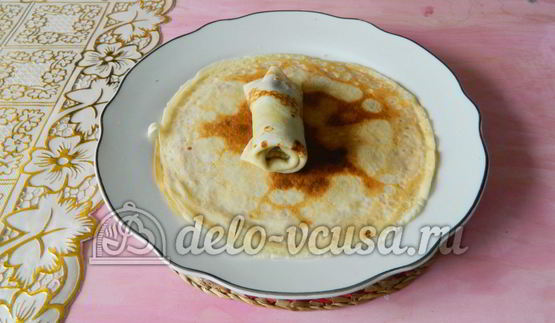 блинчики с шоколадом