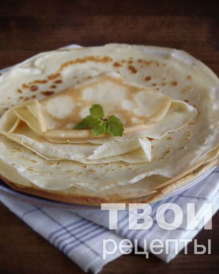 Рецепт блинчиков