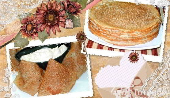 блины ажурные