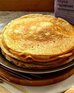 Блины из льняной муки