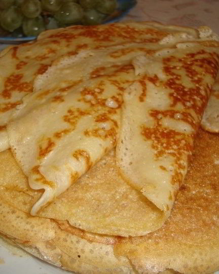 Рецепт блинов на кефире заварные