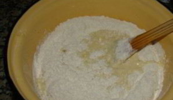 блины на кефире заварные