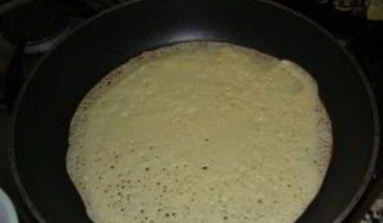 блины на кефире заварные