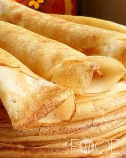 Рецепт блинов на молоке