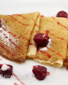 Блины на сметане и кефире