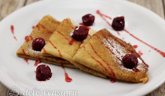 блины на сметане и кефире