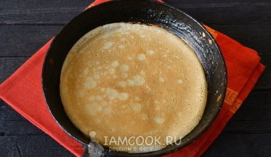 блины на топленом молоке