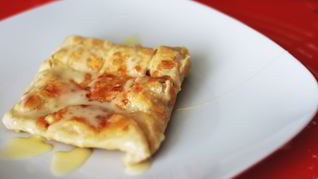 Блины с бананом