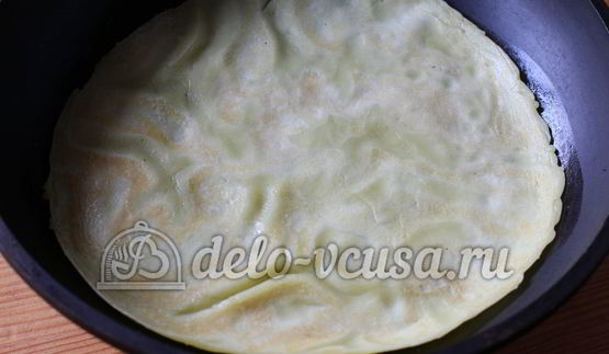 блины с брынзой и зеленью