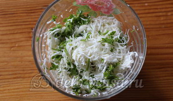 блины с брынзой и зеленью