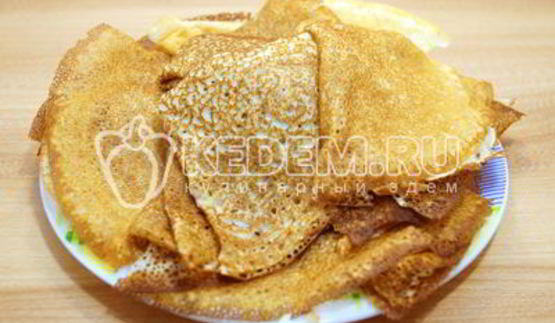 блины с дырочками