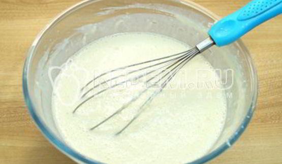 блины с фаршем и рисом