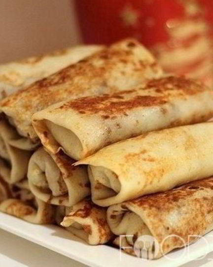 Рецепт блинов с фаршем