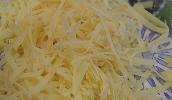 блины с грибами и голубым сыром