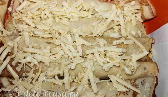 блины с курицей и морковью