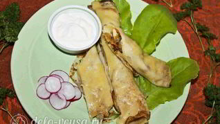 Блины с курицей