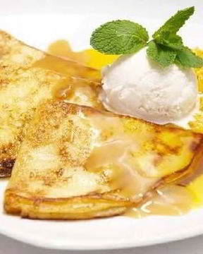 Блины с манговым соусом