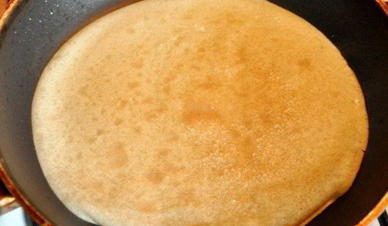 блины с мясом