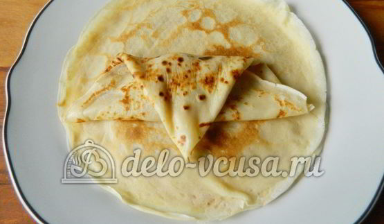 блины с ягодами