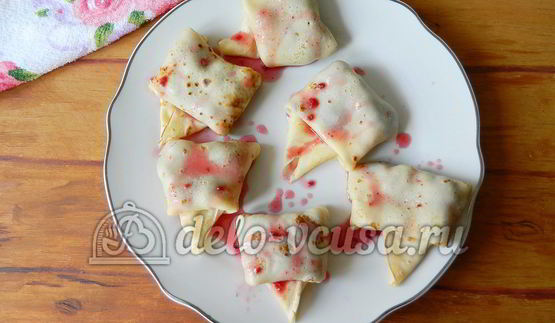 блины с ягодами