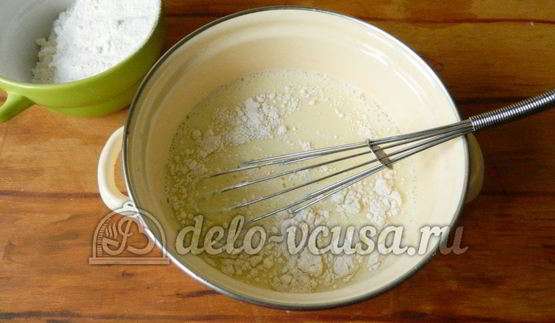 блины с ягодами