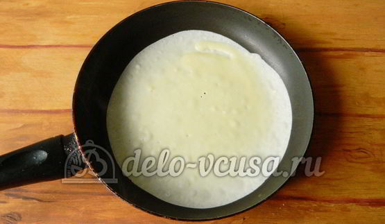 блины с ягодами