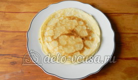 блины с ягодами