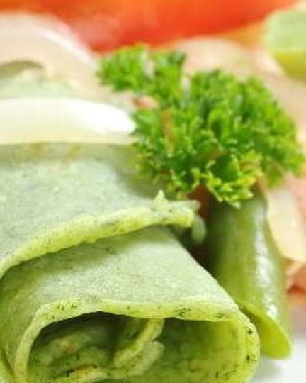 Рецепт блинов зеленых с петрушкой